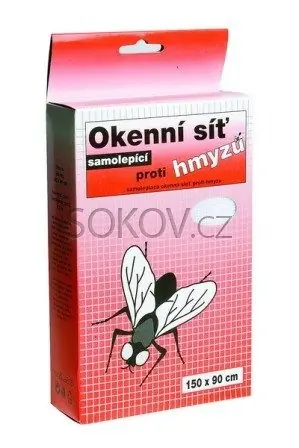 Síť okenní samolepící 150 x 90 cm bílá Značkový