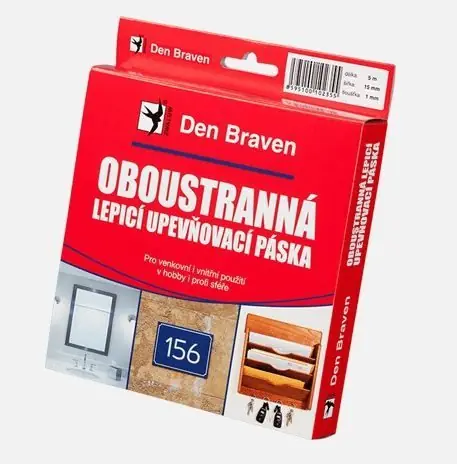 Omezená Nabídka Páska oboustranná pěnová 15 x 1 mm x 5 m