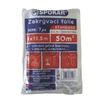 Zlevněný Fólie zakrývací 4 x 12,5 m HDPE-7MY