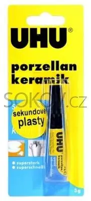 Akční Nabídka Lepidlo UHU sekundové na porcelán SEKUNDENKLEBER Porzellan