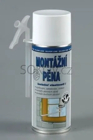 Pěna polyuretanová montážní Silver Line 500 ml Originální