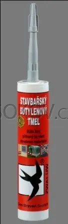 Nakupujte Hned Tmel stavbařský butylenový šedý, 280 ml, kartuše