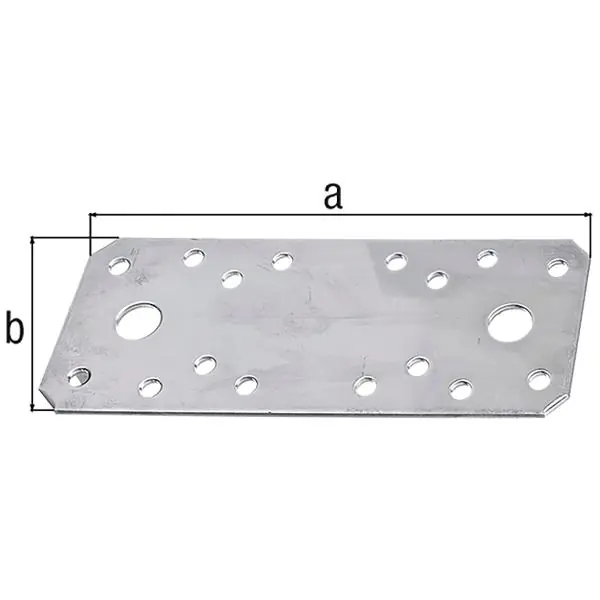 Plochá spojka 3.0x90x190mm ocel pozink s CE označením Cenová Bomba