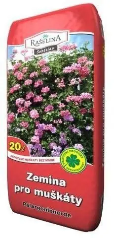 Zemina pro muškáty-balkónové rostl. 20 l Poslední Šance