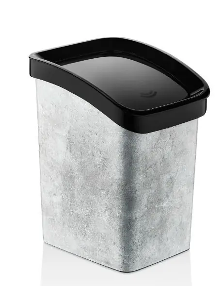 Hit Sezóny Koš odpadkový CLICK BIN 12 l šedý granit