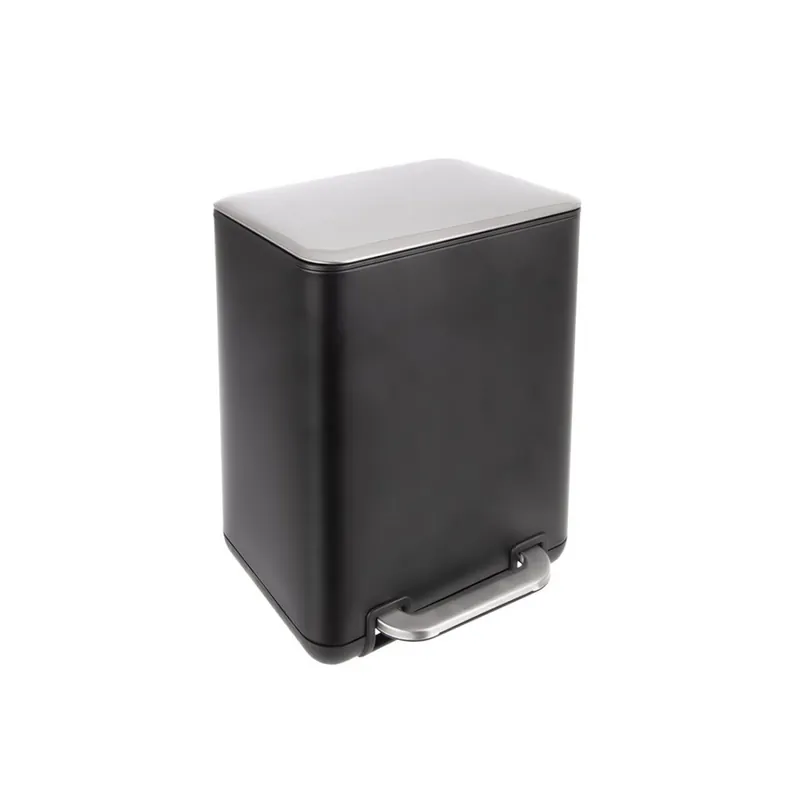 Super Cena Koš odp. nerez/UH s pedálem Exclusive BLACK 6 l