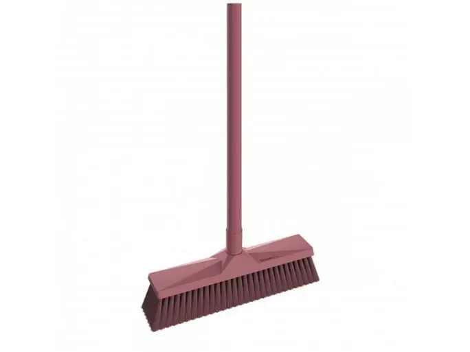 Smeták s holí HOME červený Akční Nabídka