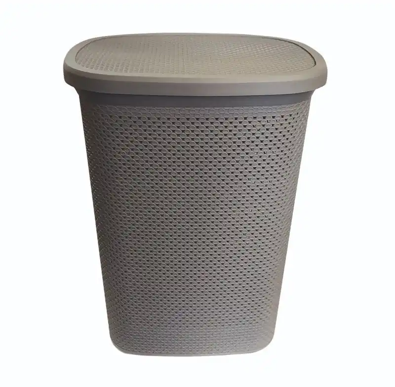 Vrácení Zdarma Koš na prádlo s víkem GREY
