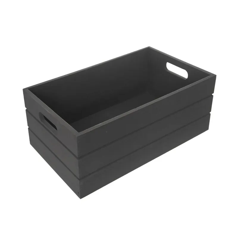 Bedýnka dřevo 26x16x11 cm antracitová Odeslání Ihned