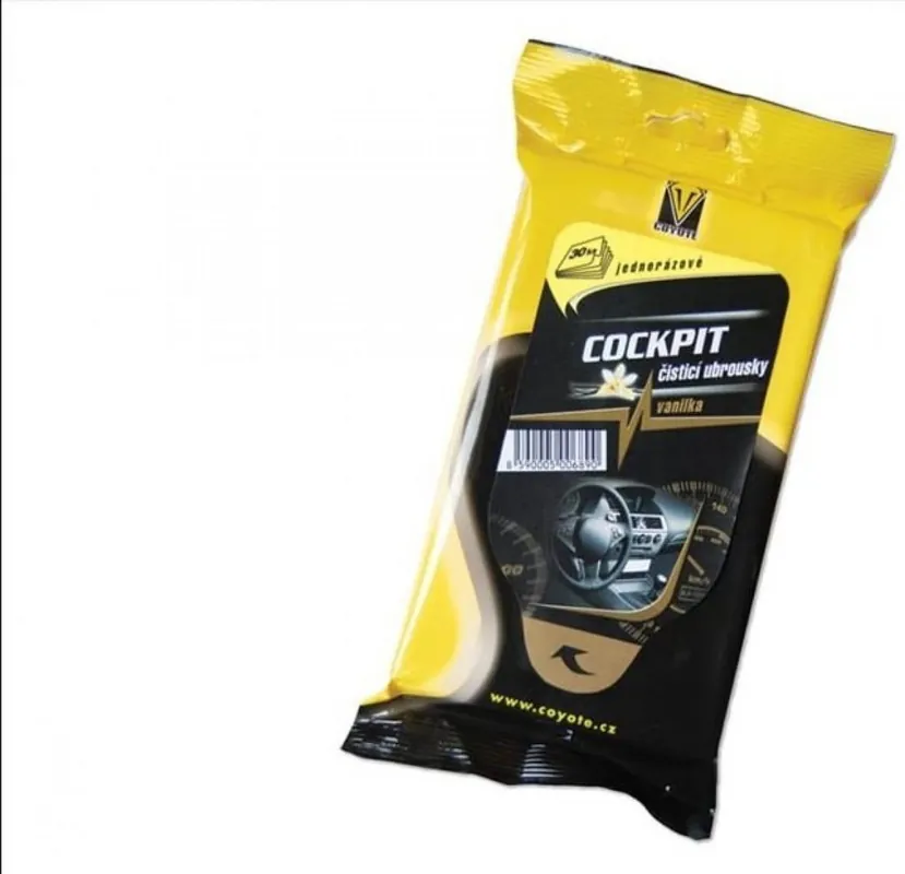 Doprava Zdarma Ubrousky čistící Cocpit 30 ks COYOTE Vanilka