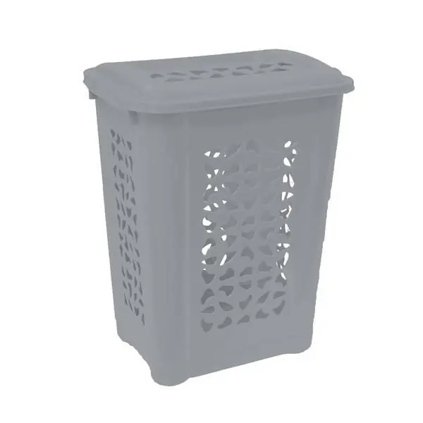Must-Have Koš na špinavé prádlo 60 l, 45x34x60 cm severská šedá