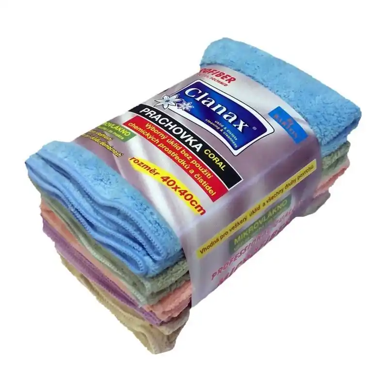 Prachovka mikrovlákno CORAL40x40 cm 300g 1 ks Hit Sezóny