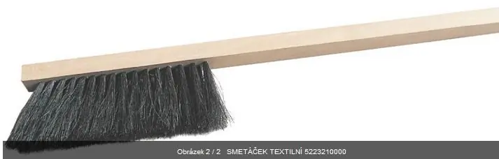 Smetáček textilní 2-řadý Vrácení Zdarma