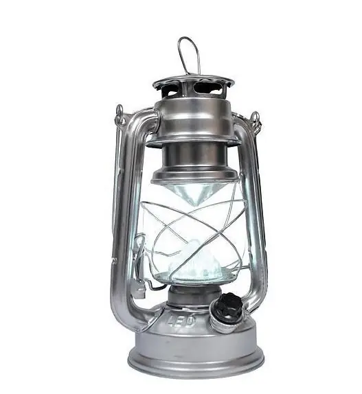 Originální Lampa MagicHome LM3528, 15 LED, 15x11.5x23.5 cm, 4xAA, kov, stříbrný