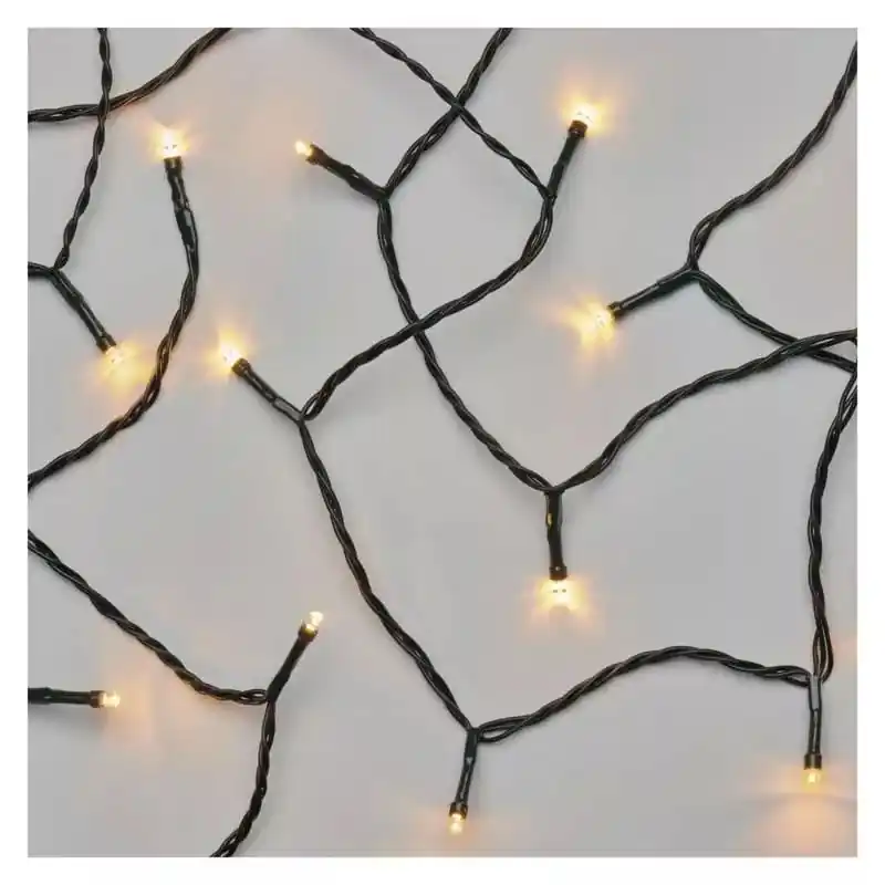 Bezpečná Platba Řetěz vánoční LED, 4 m, venkovní i vnitřní, teplá bílá, časovač D4AW01