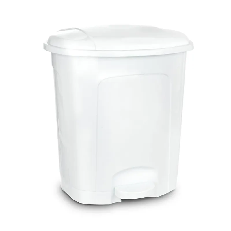 Koš odp. UH s pedálem 5,5 l bílá Dokud Zásoby Vydrží