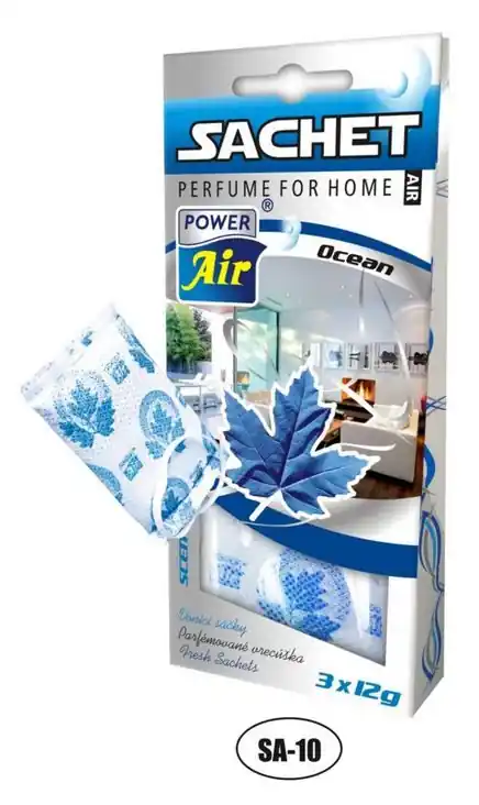 Autentický Osvěžovač vzduchu Powewr Air -vonný sáček SACHET Ocean -3x 12g