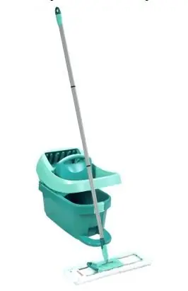 Aktuální Mop Leifheit Profi + vědro Profi s integrovanými kolečky 55096