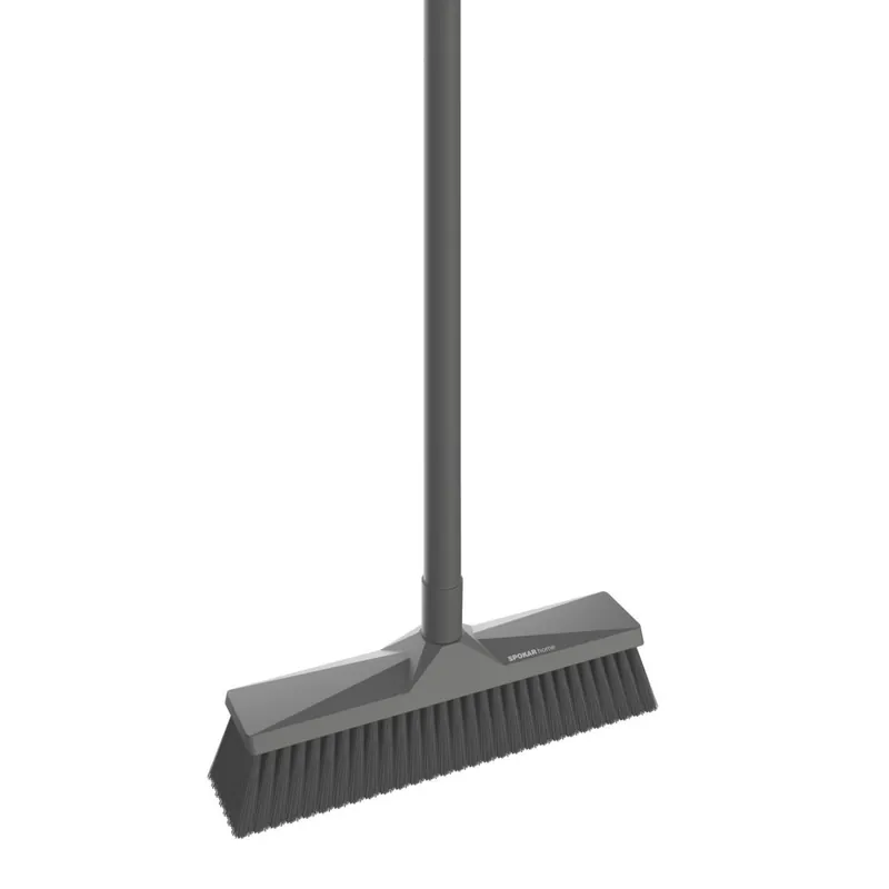 Smeták s holí HOME šedý Top Prodej