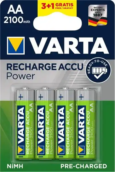 Must-Have Baterie Varta nab. HR6 2100/4 R2U, AA3+1