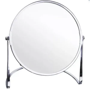 Zrcadlo pochrom. kov pr. 17 cm stojánek Duo Oblíbený