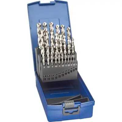 Kup Teď Sada spirálových vrtáků DIN338 HSS-Co5 vybrušovaný typ N 1-13mm FORTIS