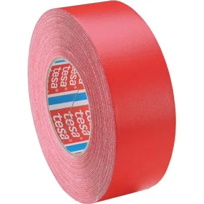 Vrácení Zdarma Textilní lepicí páska 4651 potah plastem 19mmx50m červená Tesa 04651-00524-00