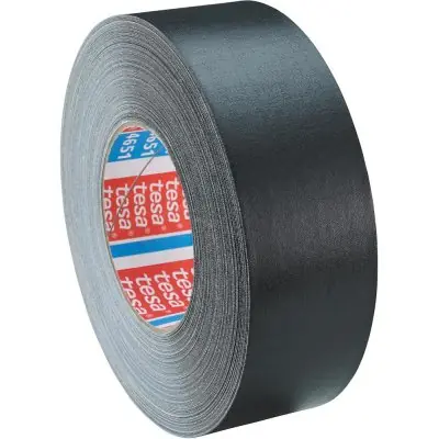 Oblíbený Textilní lepicí páska 4651-04 potah plastem 19mmx50m černá Tesa 04651-00504-00