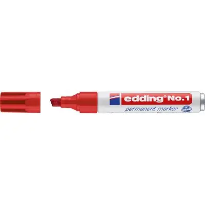 Doprava Zdarma Permanentní popisovač 1 červený edding 0-41002