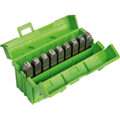 Pouze Dnes Sada raznice s číslicemi poniklování, výška písma 12mm TURNUS 330-012