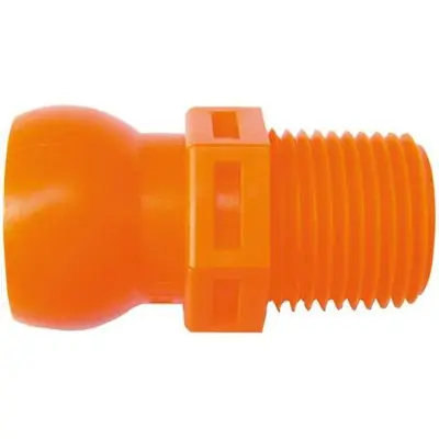 Připojovací vsuvka, 4 ks. pro hadice na chladivo R3/8" LOC-LINE 51804 Novinka
