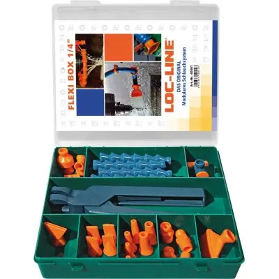 Sada hadic na chladivo Flexi-Box 27 ks 1/2" LOC-LINE 50000/EDE Omezená Nabídka