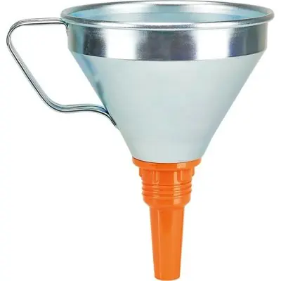 Trychtýř ocelový plech se sítkem 02342 průměr 160 mm 1,3 l PRESSOL 02 342 Autentický