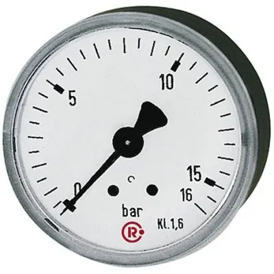 Manometr, na zadní straně centrický 50mm 0-10bar G1/4" RIEGLER 206-K Nejlepší Volba