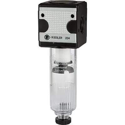 Filtr Multifix a nádržka, polykarbonát, 16bar BG3 G1/2" RIEGLER F 33 K-HA Nejlepší Cena