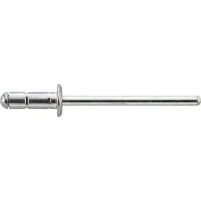 Vícerozsahový trhací nýt hliník, plochá kulatá hlava 4,8x15mm GESIPA 1433832 Levný