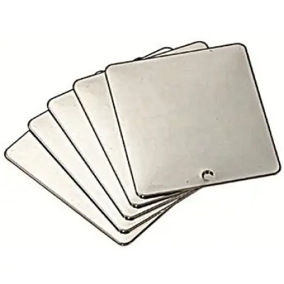 Originální Zrcátko na ocelovém plechu 80x70x1mm 002.611