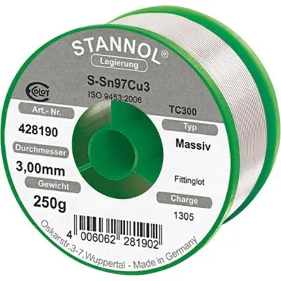 Poslední Šance Pájka na tvarovky 428190 250g O3mm Stannol 428190
