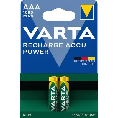 Baterie RECHARGEABLE Aku AAA 1000mAh VARTA 5703301402 Dokud Zásoby Vydrží