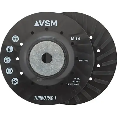 Opěrný talíř žebrování M14 180mm VSM 731306 Časově Omezené