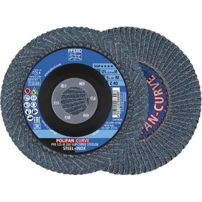 Kup Teď Lamelový brusný kotouč Z 40SGP CURVE M 125 mm K40 Pferd 67689052