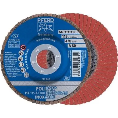 Cenová Bomba Lamelový brusný kotouč A-COOL SG rovný 115 mm K40 Pferd PFF115 A 40SG -COOL