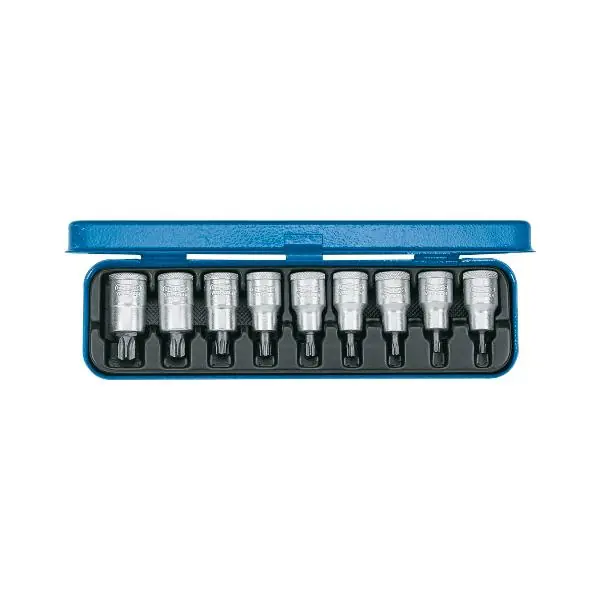 GEDORE nástrčná hlavice-ořech ITX19PM 1/2"4hr. Torx® 9-dílná Doprava Zdarma