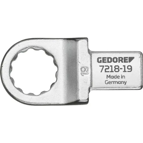 Vysoce Kvalitní GEDORE očkový klíč - nástavec 7218-21, 14 x 18 čtyřhran 21 mm