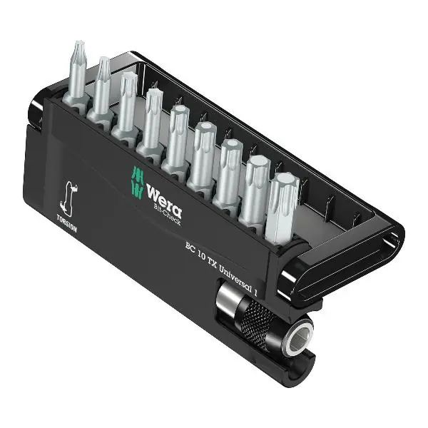 Bezpečná Platba WERA zásobník s bity 10 TX Universal 1 Torx® 10-dílný