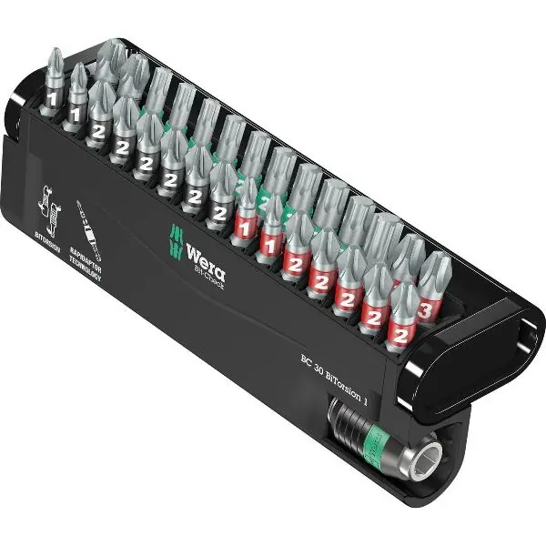 Rychlé Dodání WERA zásobník s bity 30 BiTorsion 1 Phillips/Pozidriv/Torx® 30-dílný