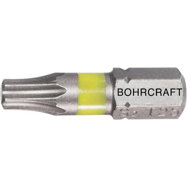 BOHRCRAFT bit s barevným označením 1/4" šestihran TX 50/25 mm Torx® Koupit Online