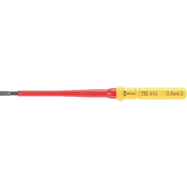 Výměnná čepel WERA VDE KK 60i TIE 0,8 × 4,0 × 157 mm plochá Nejlepší Cena