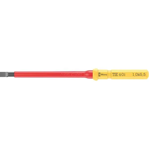 Výhodná Nabídka Výměnná čepel WERA VDE KK 60i TIE 1,0 × 5,5 × 157 mm plochá