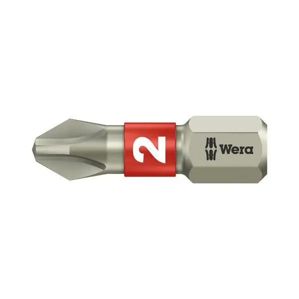 Originální WERA bit nástavec nerez 3851/1TS 1/4" šestihran PH 2/25 mm Phillips